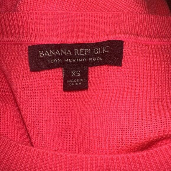 Womens Banana Republic Merino Wool Ribbed Knit Sweater Lightweight Stretch XS - Picture 4 of 4